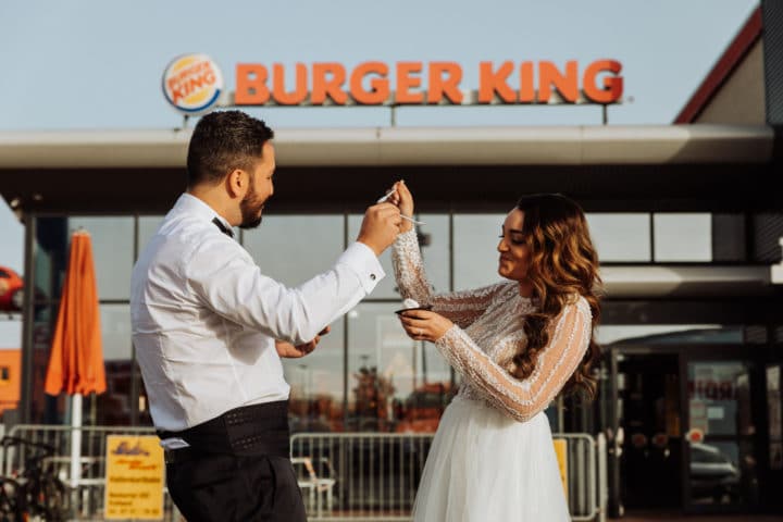 Burger King Brautpaarshooting
